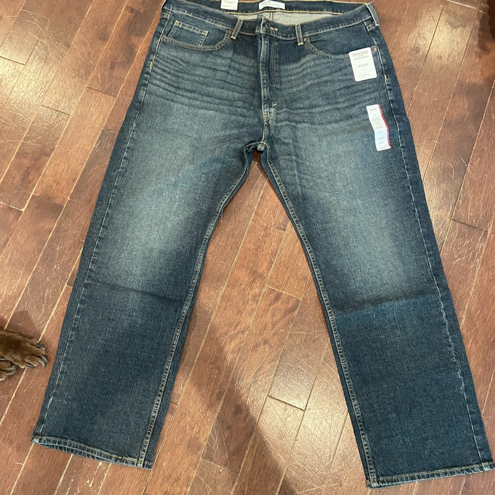 Levi's Dark Blue Straight Jeans